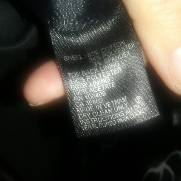 Tahari Dress with Jacket Size 22- Lined in Black and White Houndstooth - NWT - Picture 9 of 9